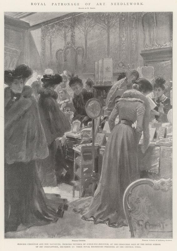 Sanat İğne İşlerinin Kraliyet Patronajı by G.S. Amato