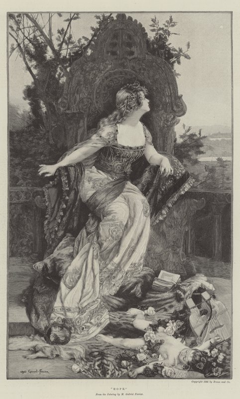 Umut by Gabriel Joseph Marie Augustin Ferrier
