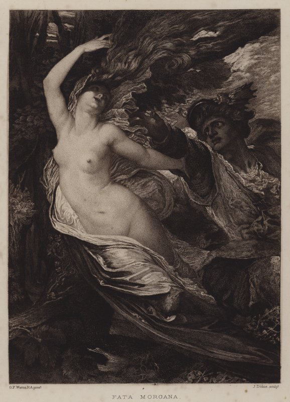 morgana kız by George Frederick Watts