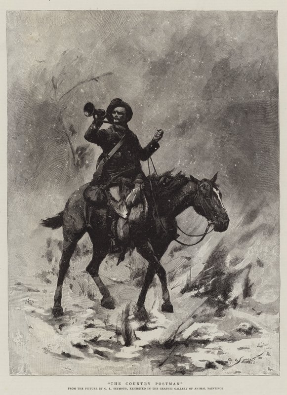 ದಿ ಕಂಟ್ರಿ ಪೋಸ್ಟ್‌ಮ್ಯಾನ್ ಟರ್ಕ್ by George L. Seymour