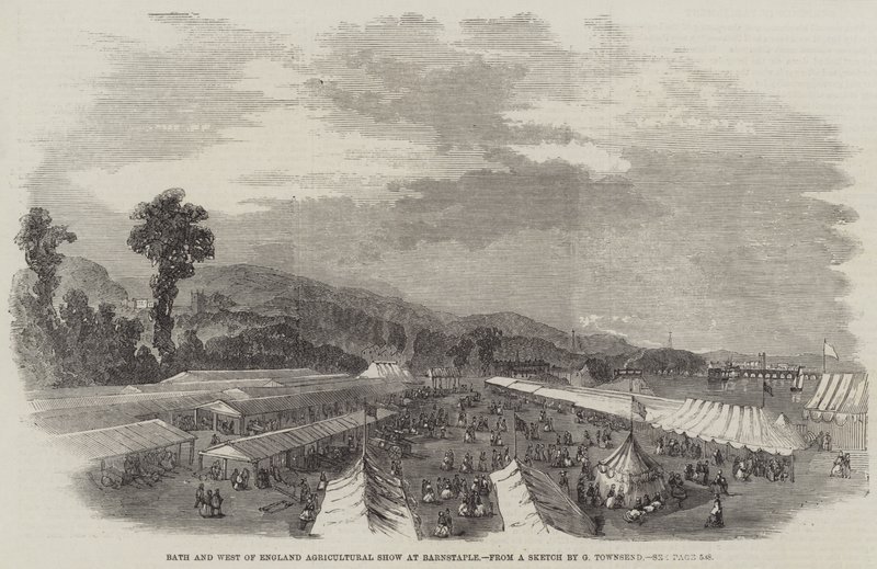 Barnstaple'da Bath ve West of England Tarım Fuarı by George Townsend