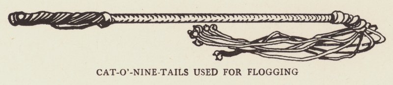 Kırbaçlamak için kullanılan kedi-o-dokuz-kuyruklar by George Alfred Williams