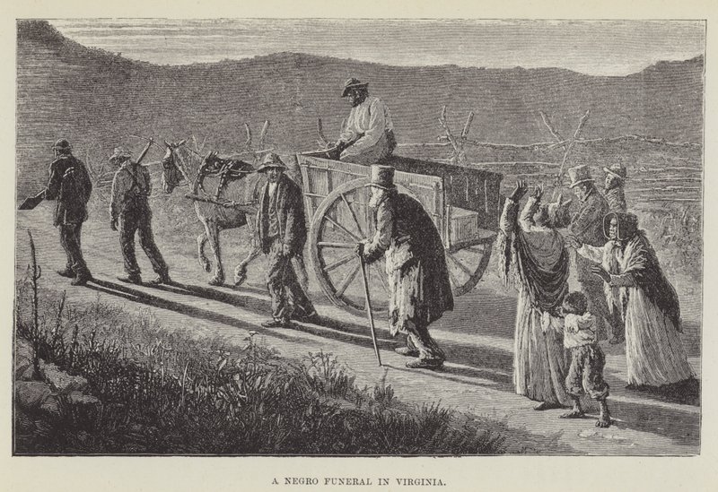 Virginia'da Bir Zenci Cenazesi by George Augustus Sala
