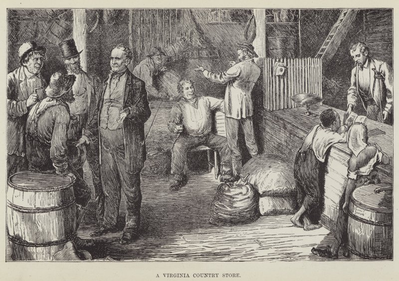 Bir Virginia Ülke Mağazası by George Augustus Sala