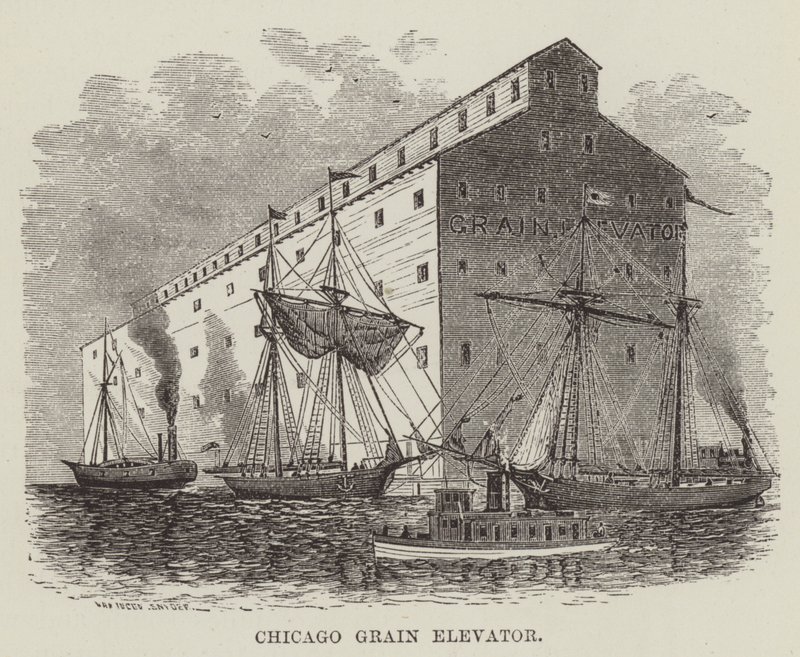 Chicago Tahıl Asansörü by George Augustus Sala