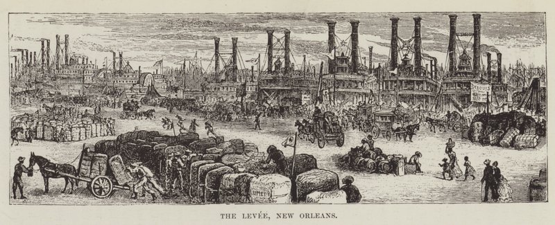 Levee, New Orleans by George Augustus Sala