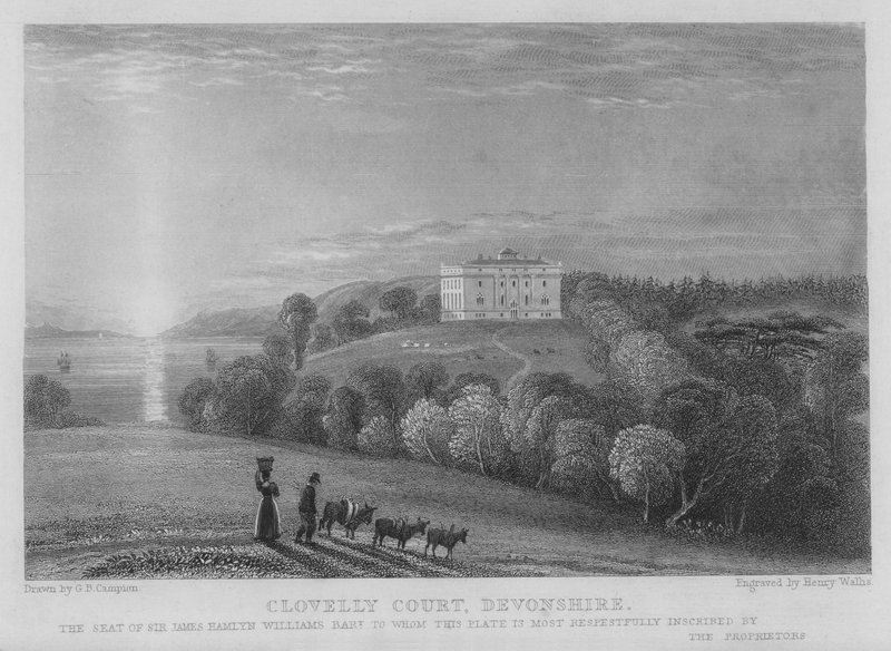 Clovelly Court, Devonshire (gravür) by George Bryant Campion