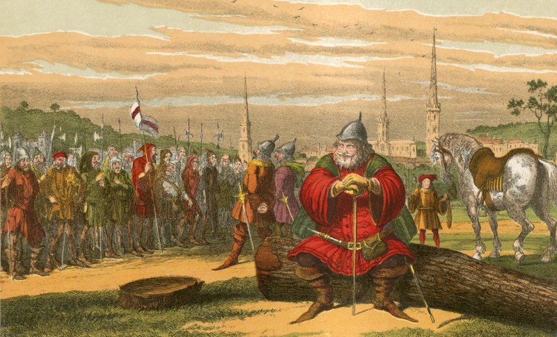 Falstaff by George Cruikshank