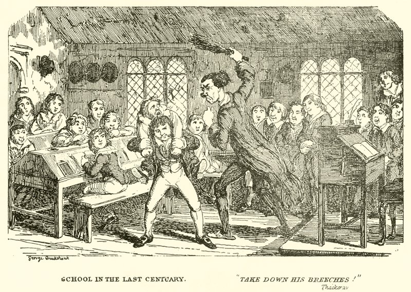 School in the last century  by George Cruikshank