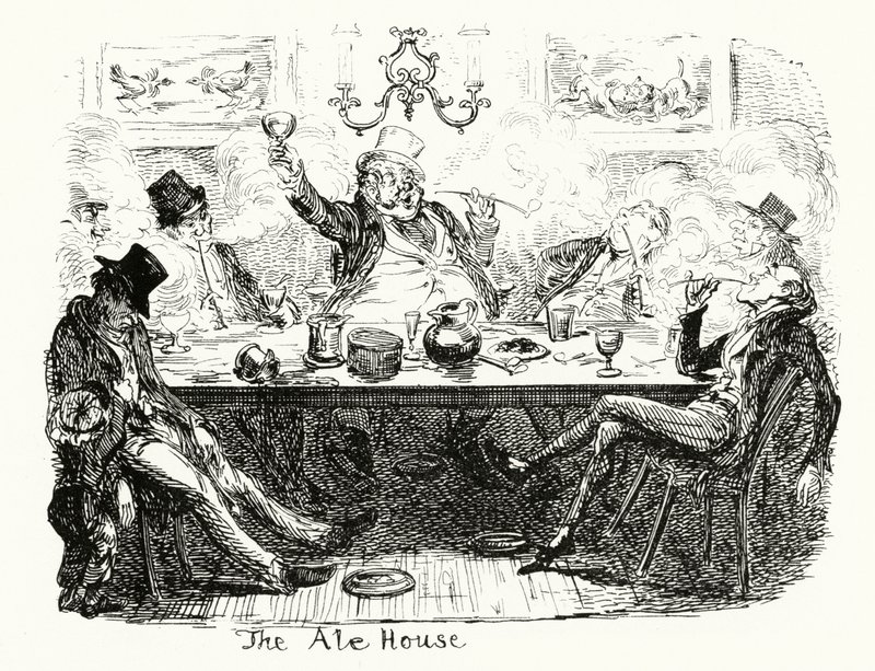Ale Evi (gravür) by George Cruikshank