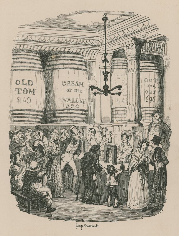 Cin Dükkanı by George Cruikshank