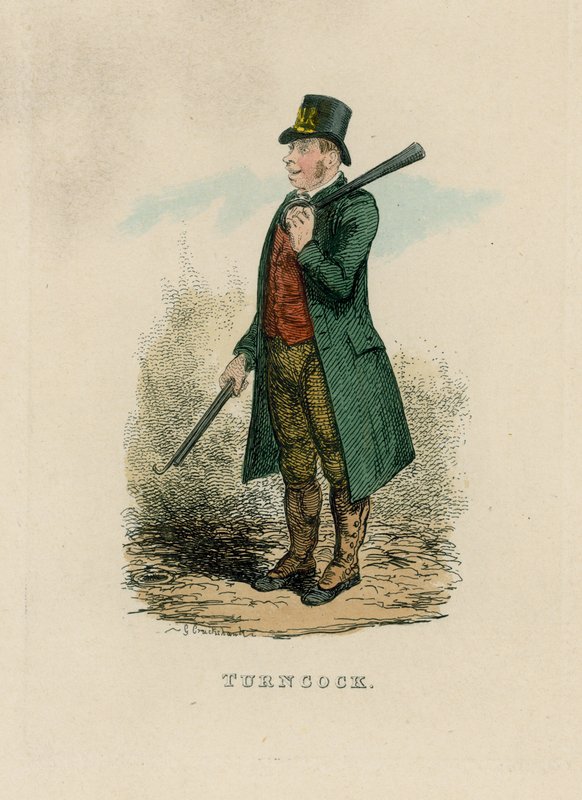 Turncock by George Cruikshank