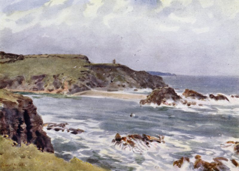 Bude, Gelen Gelgit (renkli taş) by George Franck Nicholls