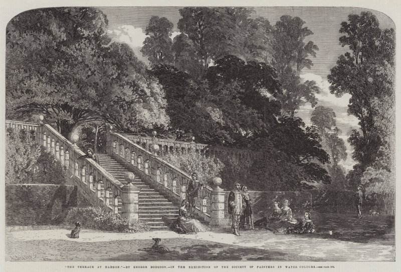 Haddon'daki Teras by George Haydock Dodgson