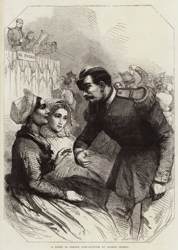 Fransız Hayatından Bir Sahne by George Housman Thomas