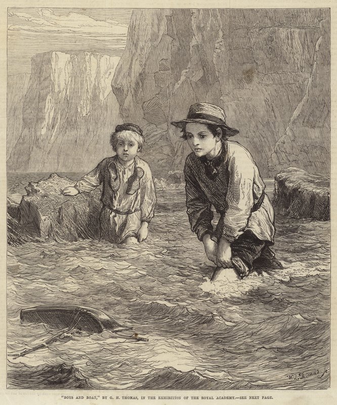 erkekler ve tekne by George Housman Thomas