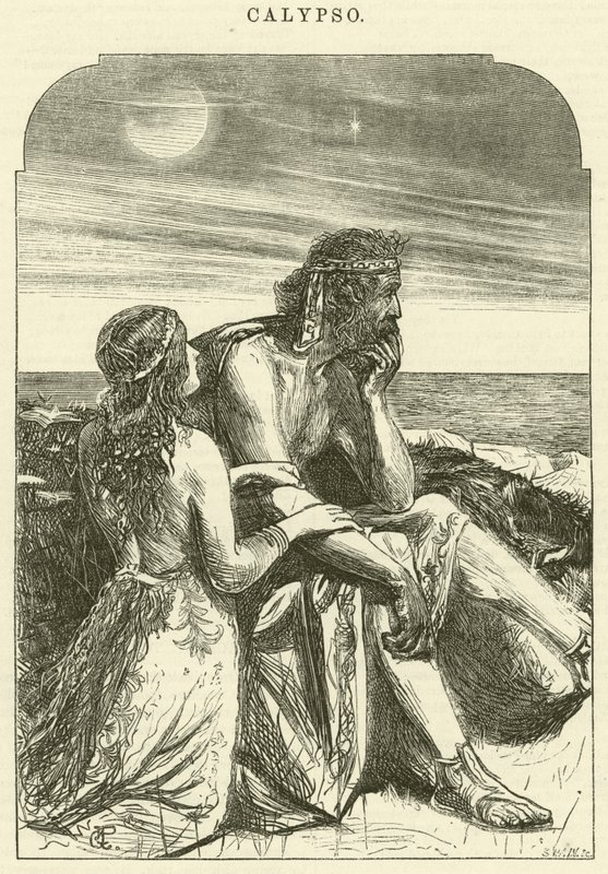Kalipso (gravür) by George John Pinwell