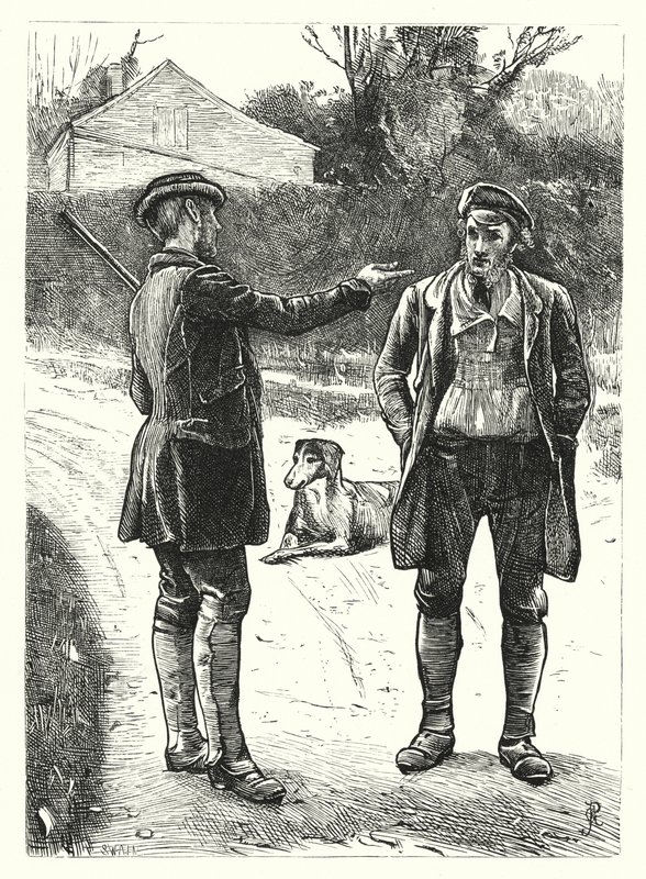 Gamekeeper (gravür) by George John Pinwell
