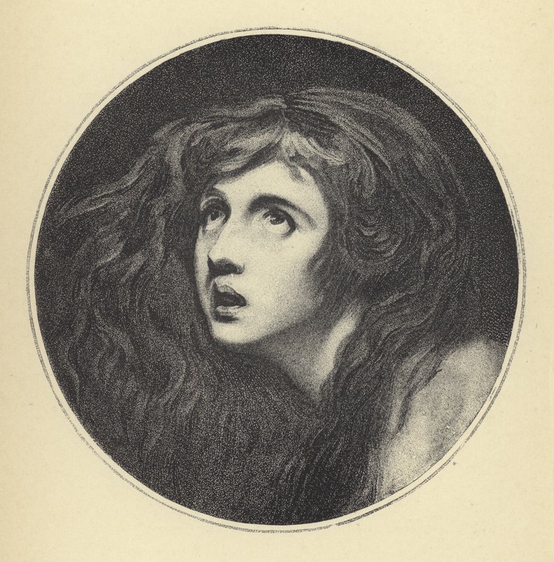 Leydi Hamilton Miranda olarak by George Romney