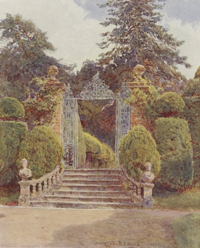 Brockenhurst, Bahçe Kapısı by George Samuel Elgood