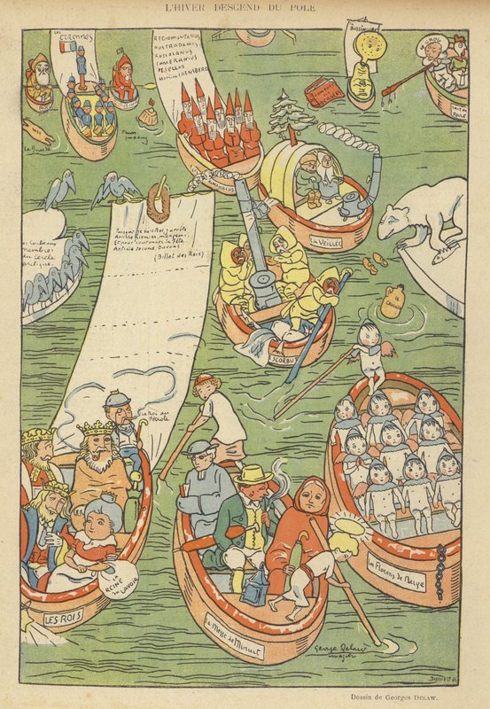 Le Rire için İllüstrasyon by Georges Delaw