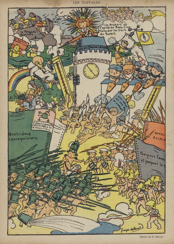 Le Rire için İllüstrasyon by Georges Delaw