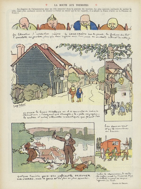 Le Rire için İllüstrasyon by Georges Delaw