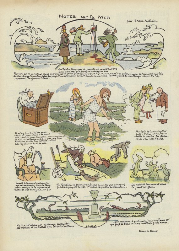 Le Rire için İllüstrasyon by Georges Delaw