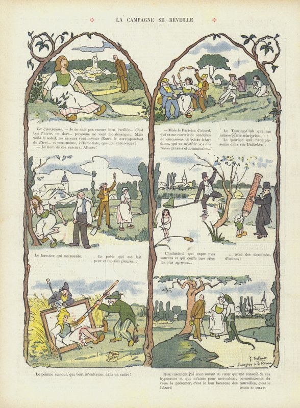 Le Rire için İllüstrasyon by Georges Delaw