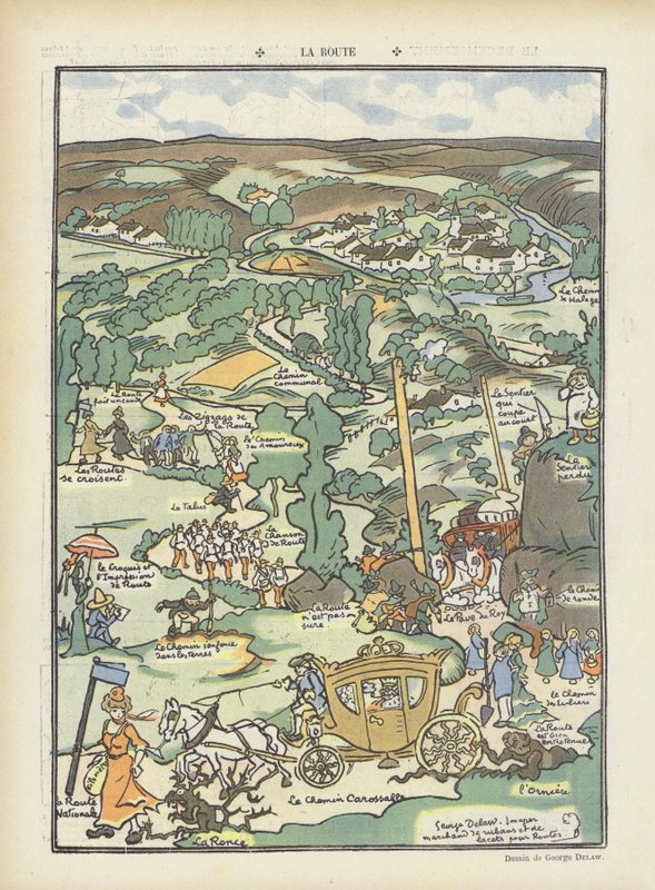 Le Rire için İllüstrasyon by Georges Delaw