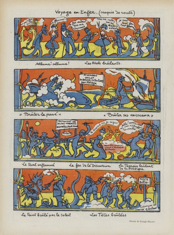 Le Rire için İllüstrasyon by Georges Delaw
