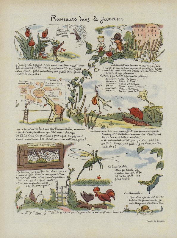 Le Rire için İllüstrasyon by Georges Delaw