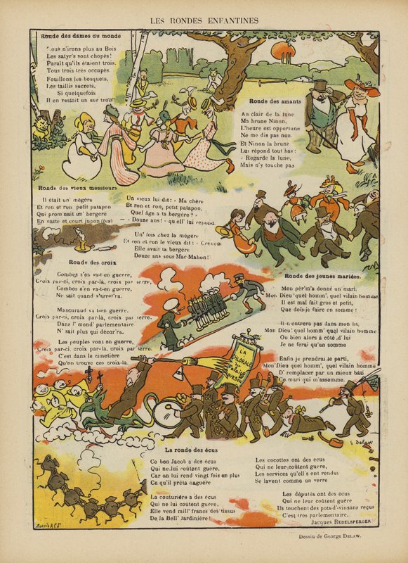 Le Rire için İllüstrasyon by Georges Delaw