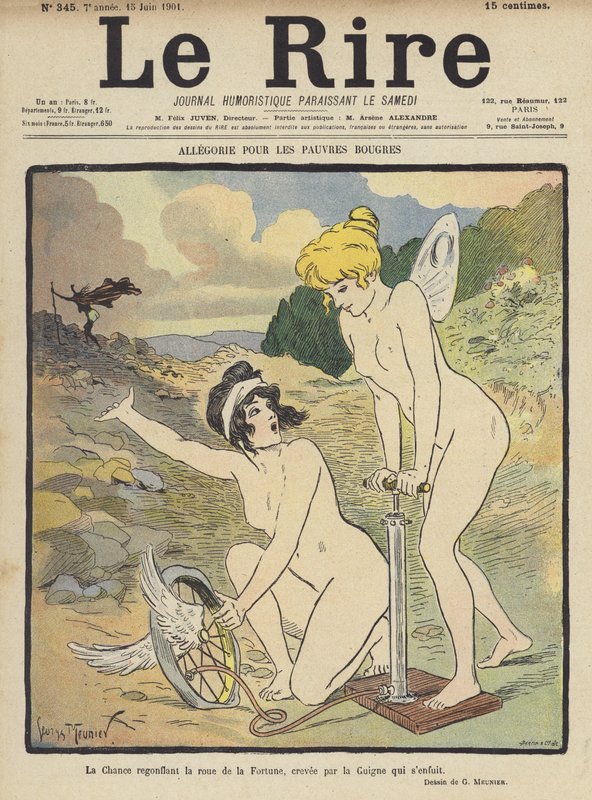 Le Rire için İllüstrasyon by Georges Meunier