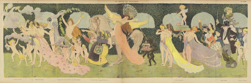 Le Rire için İllüstrasyon by Georges Meunier