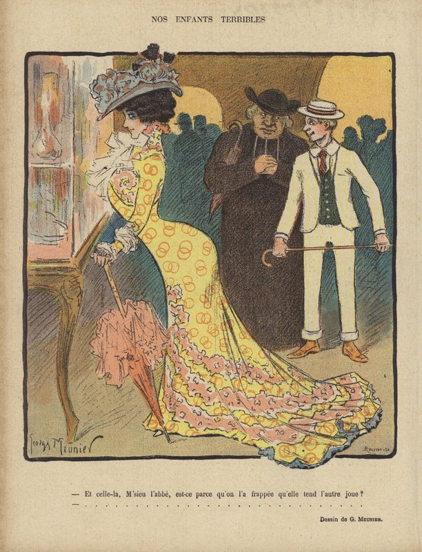 Le Rire için İllüstrasyon by Georges Meunier