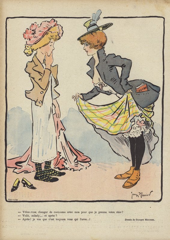Le Rire için İllüstrasyon by Georges Meunier