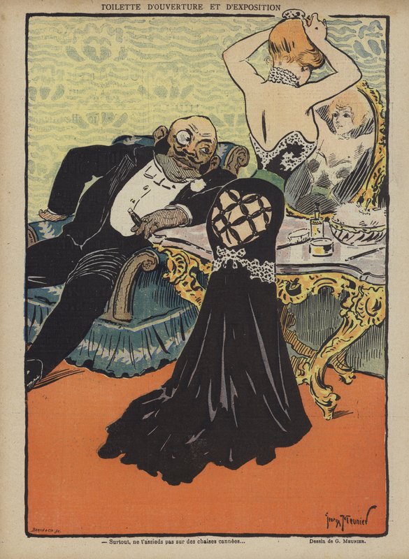 Le Rire için İllüstrasyon by Georges Meunier