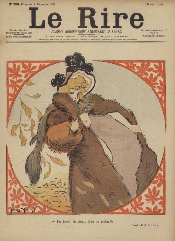 Le Rire için İllüstrasyon by Georges Meunier