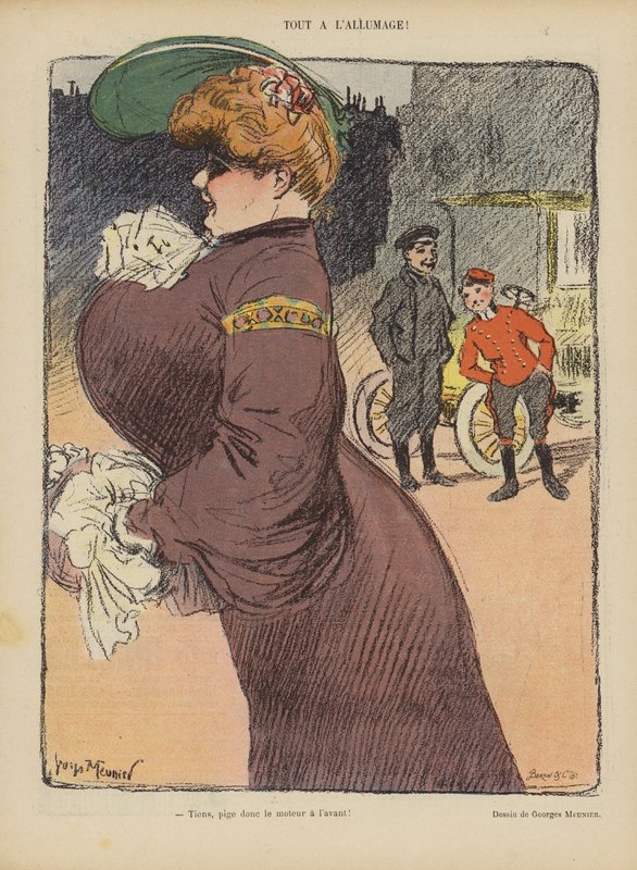 Le Rire için İllüstrasyon by Georges Meunier