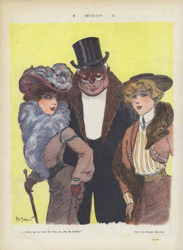 Le Rire için İllüstrasyon by Georges Meunier