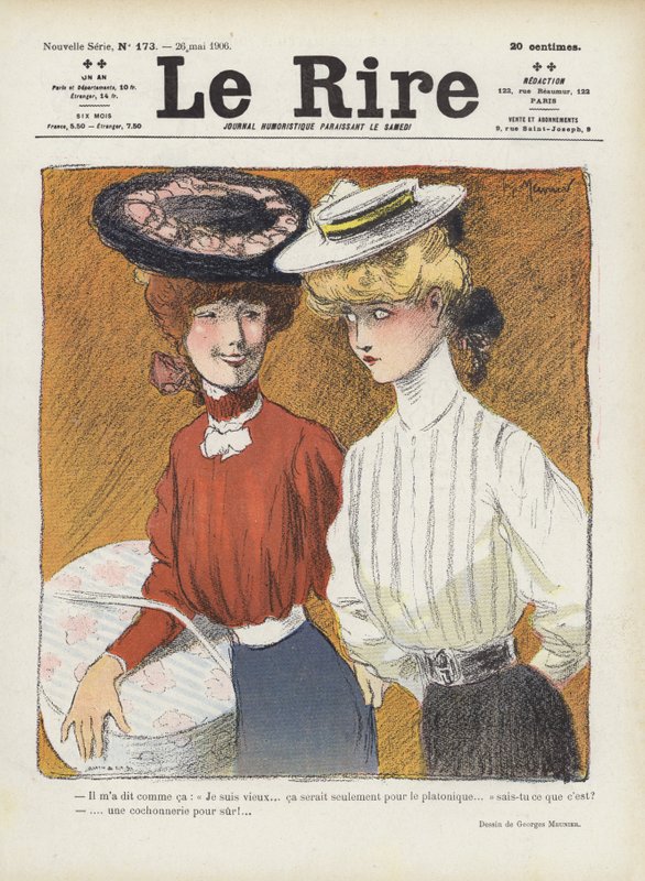 Le Rire için İllüstrasyon by Georges Meunier