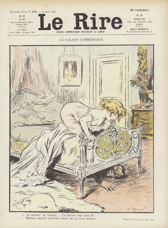 Le Rire için İllüstrasyon by Georges Meunier