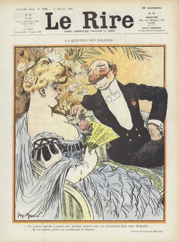 Le Rire için İllüstrasyon by Georges Meunier