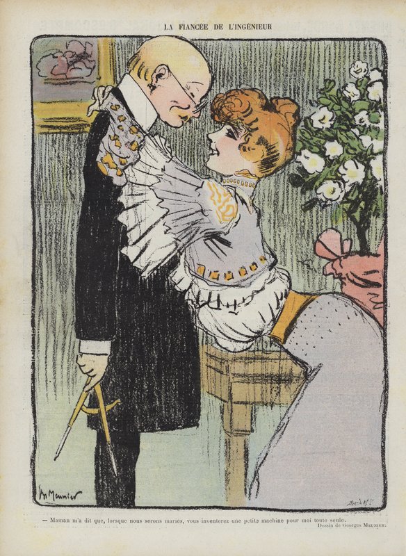 Le Rire için İllüstrasyon by Georges Meunier