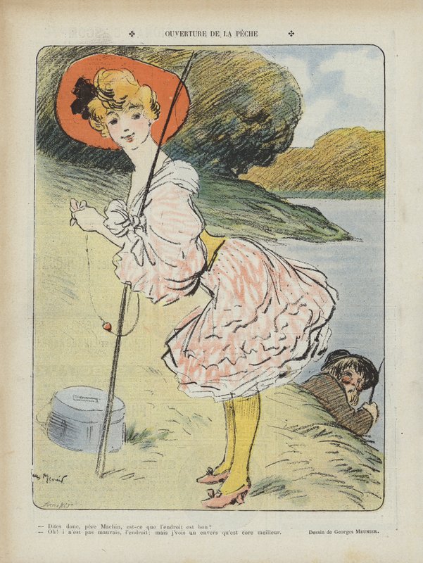 Le Rire için İllüstrasyon by Georges Meunier