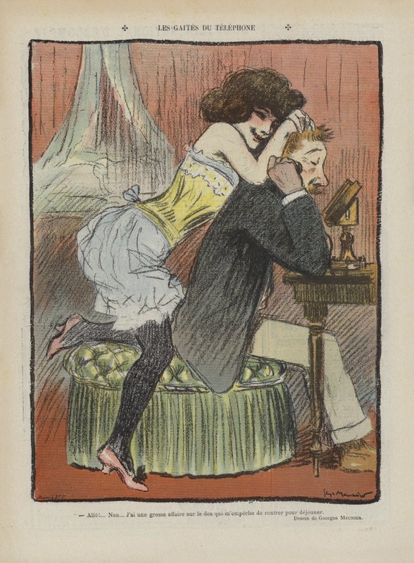 Le Rire için İllüstrasyon by Georges Meunier