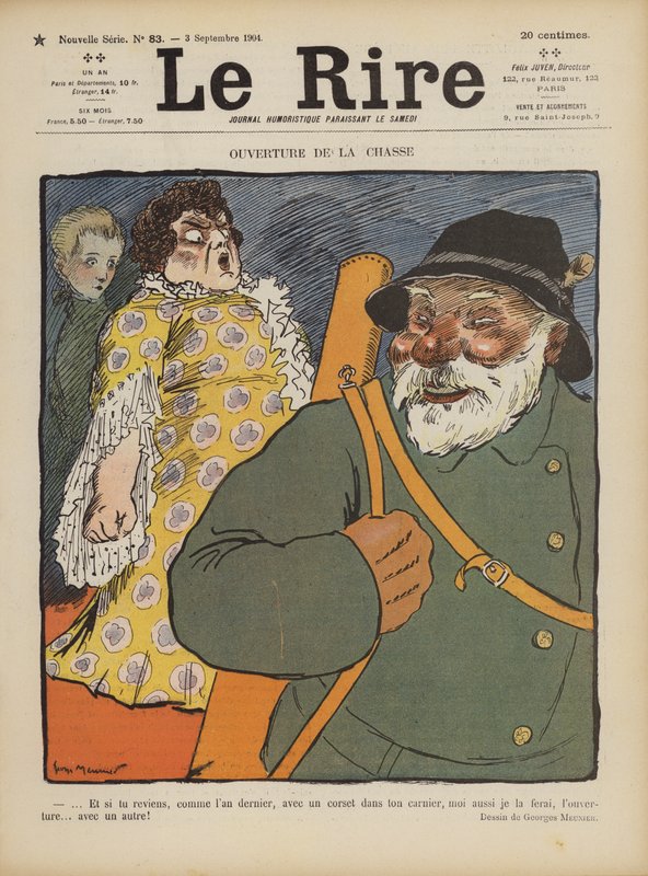 Le Rire için İllüstrasyon by Georges Meunier