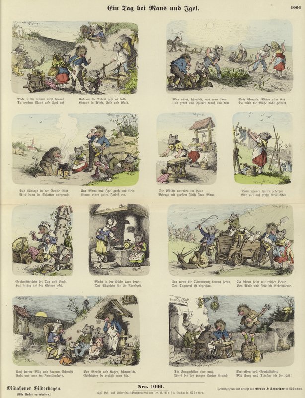 Fare ve Kirpi ile Bir Gün by German School