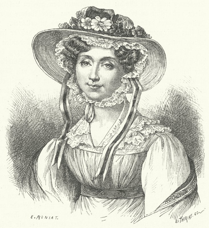 Adeaide, Orleans Prensesi (gravür) by German School